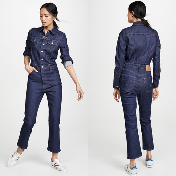 Levi's Pants - Levi's Kickflare Denim Jumpsuit